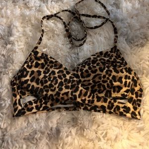 VS cheetah bikini top